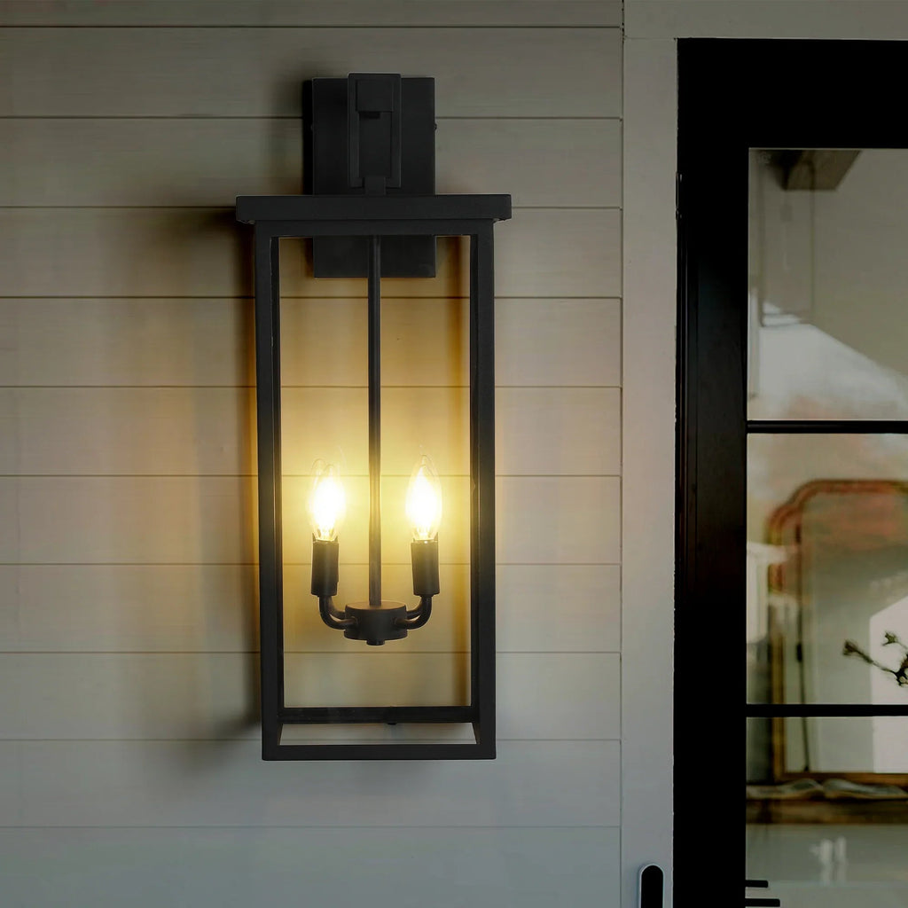 Black Iron Wall Light