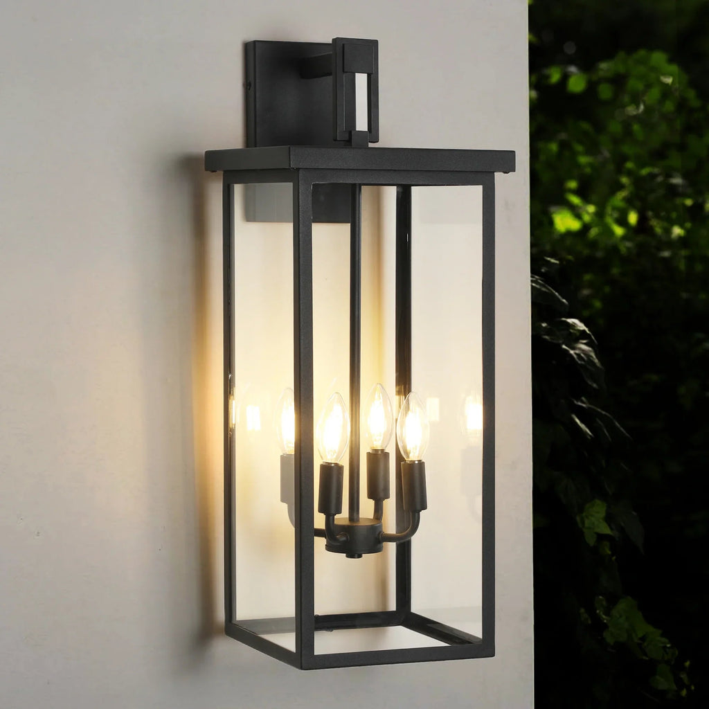 Black Iron Wall Light