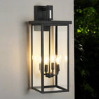 Black Iron Wall Light