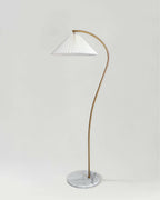 Athena Floor Lamp With Real Marble Base