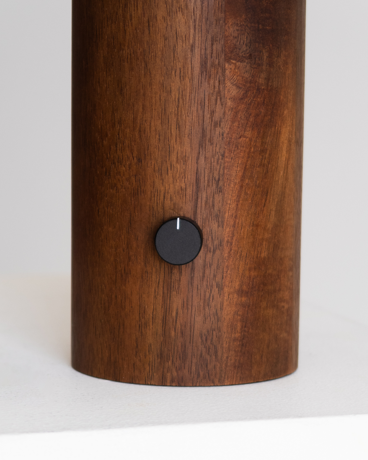 Oakley Table Lamp | Solid Wood Column & Conical Fabric Shade