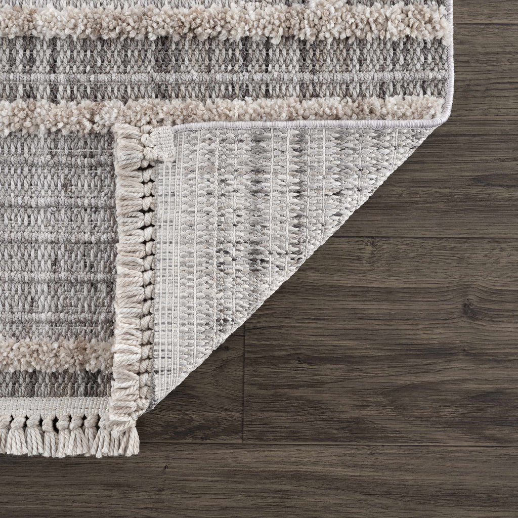 Amaga High-Low Area Rug | Diamond Pattern Design