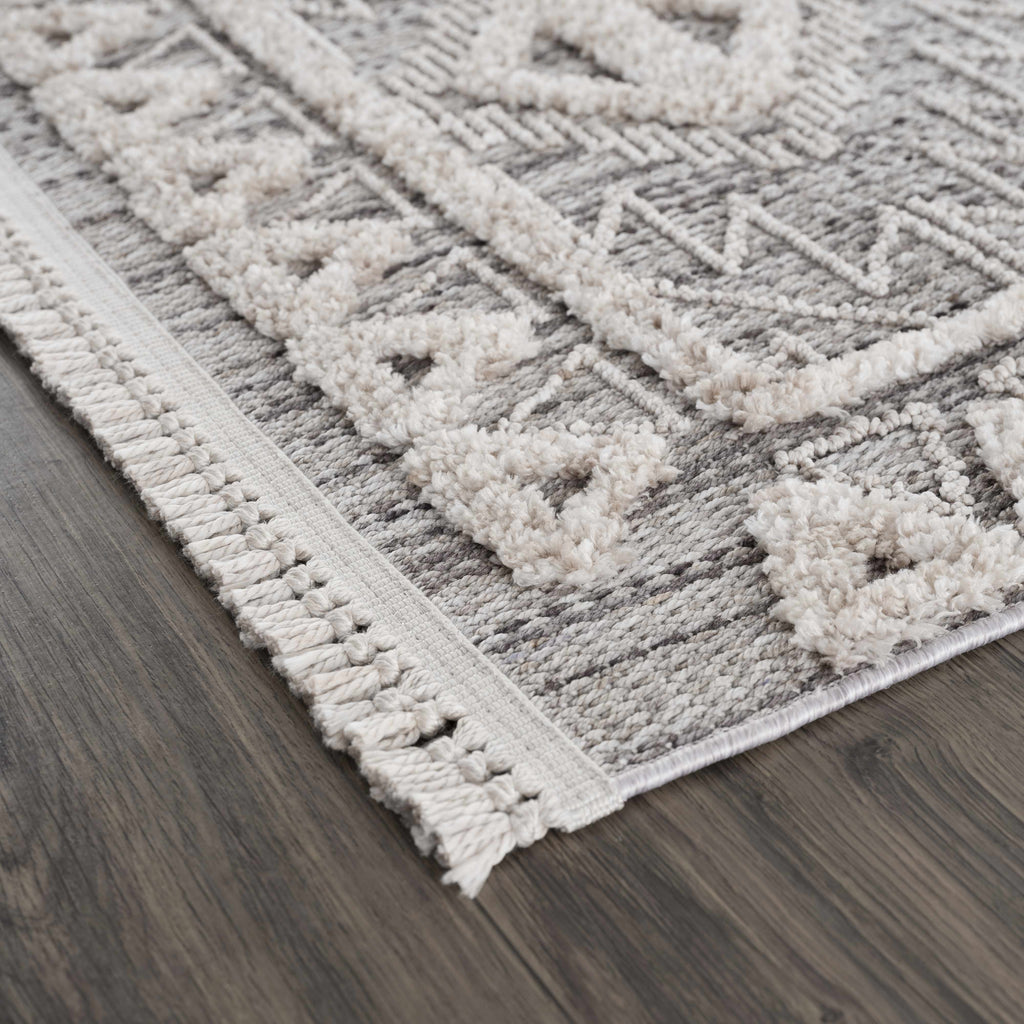 Agoo Aztec-Inspired Area Rug | Neutral Tones