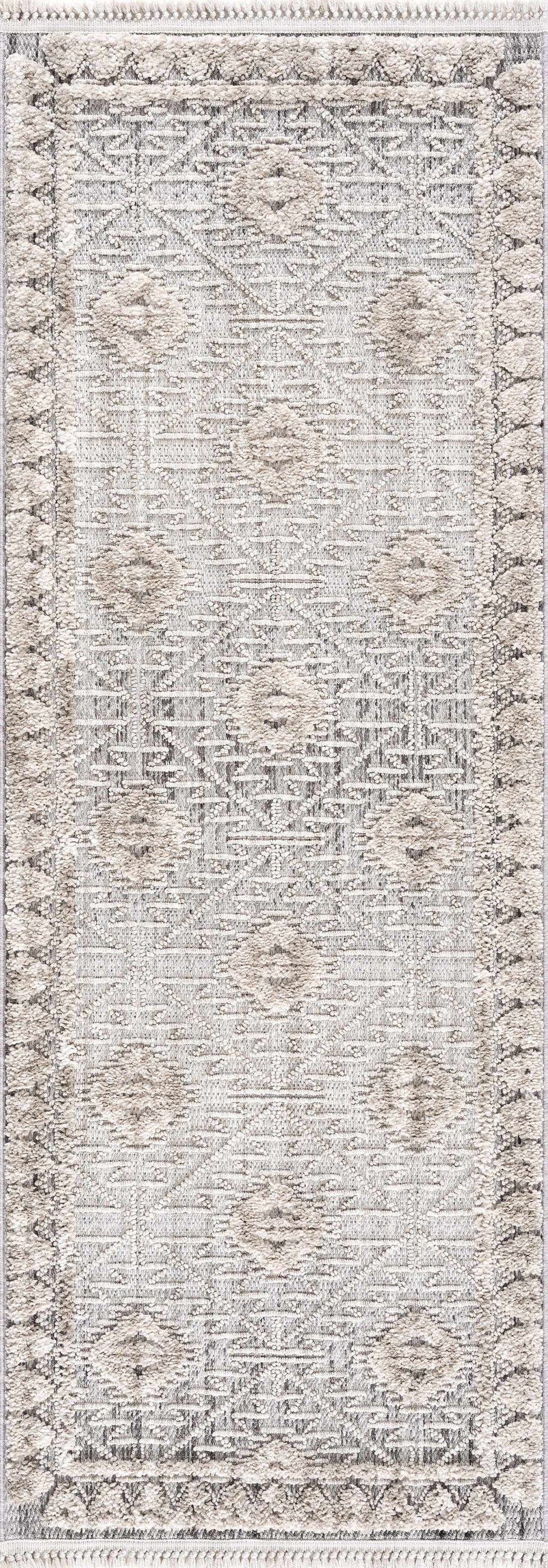 Agoo Aztec-Inspired Area Rug | Neutral Tones