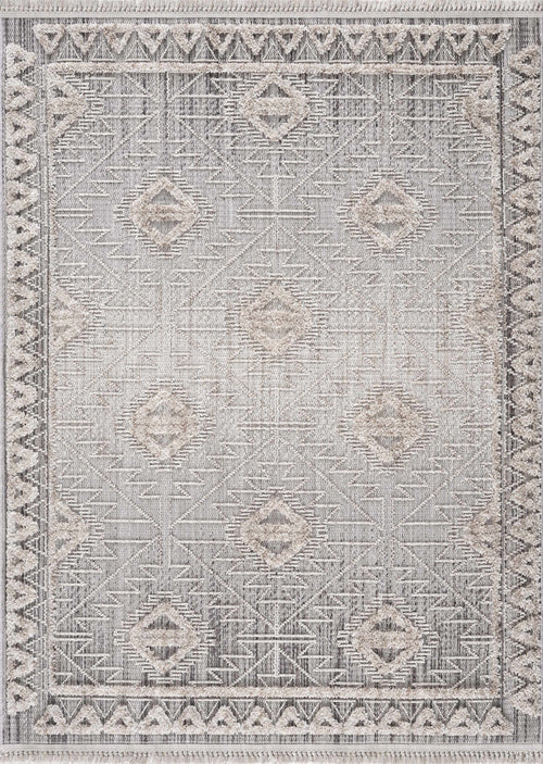 Agoo Aztec-Inspired Area Rug | Neutral Tones