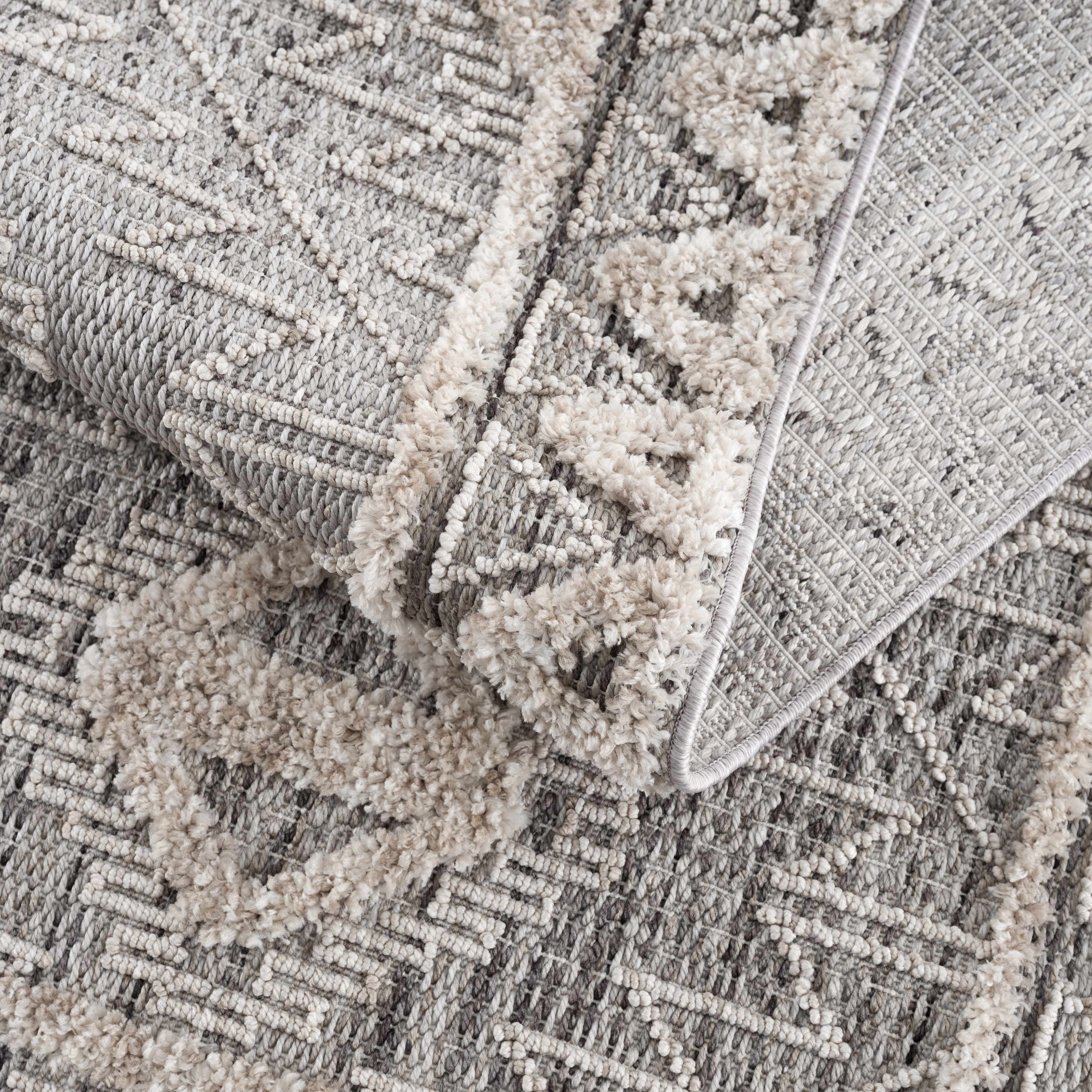 Agoo Aztec-Inspired Area Rug | Neutral Tones