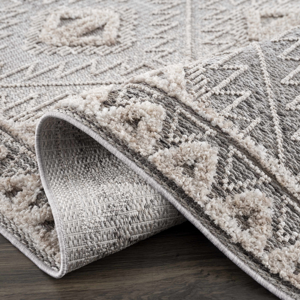 Agoo Aztec-Inspired Area Rug | Neutral Tones