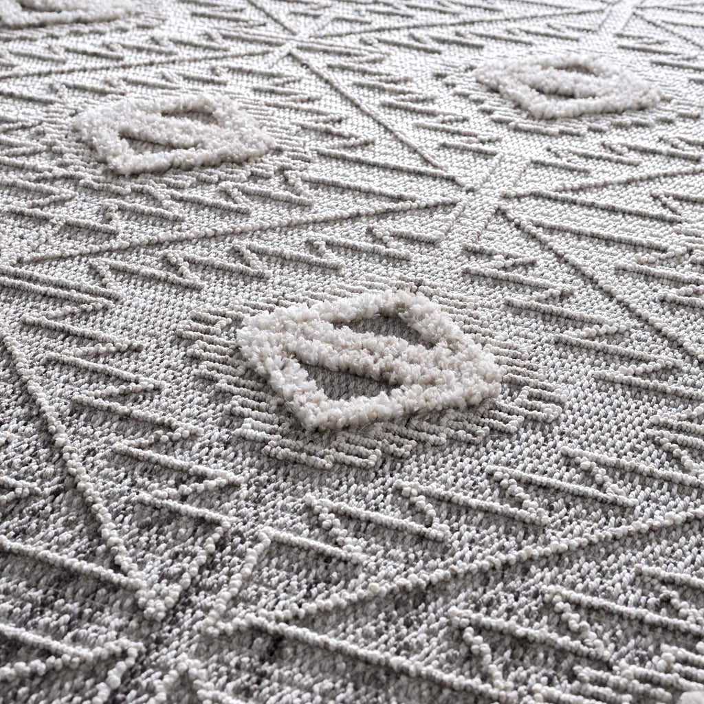 Agoo Aztec-Inspired Area Rug | Neutral Tones