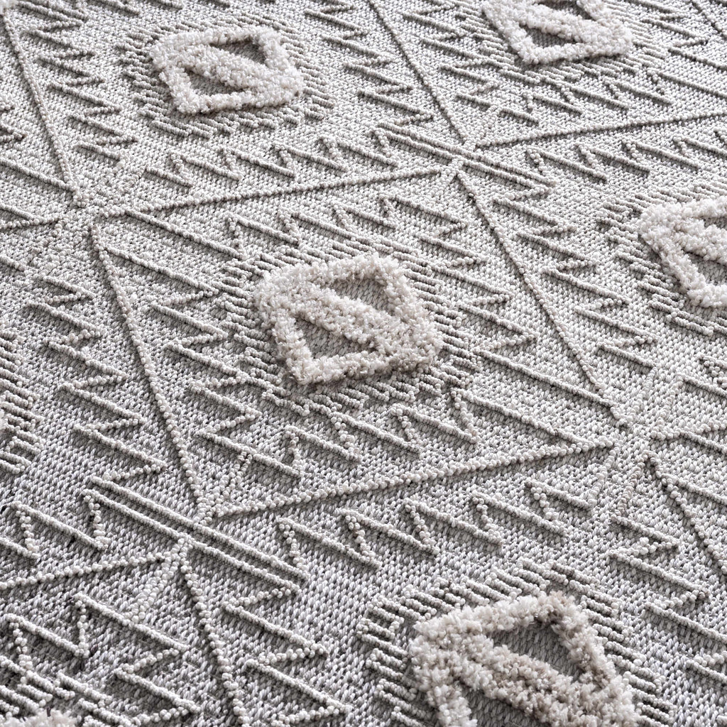 Agoo Aztec-Inspired Area Rug | Neutral Tones