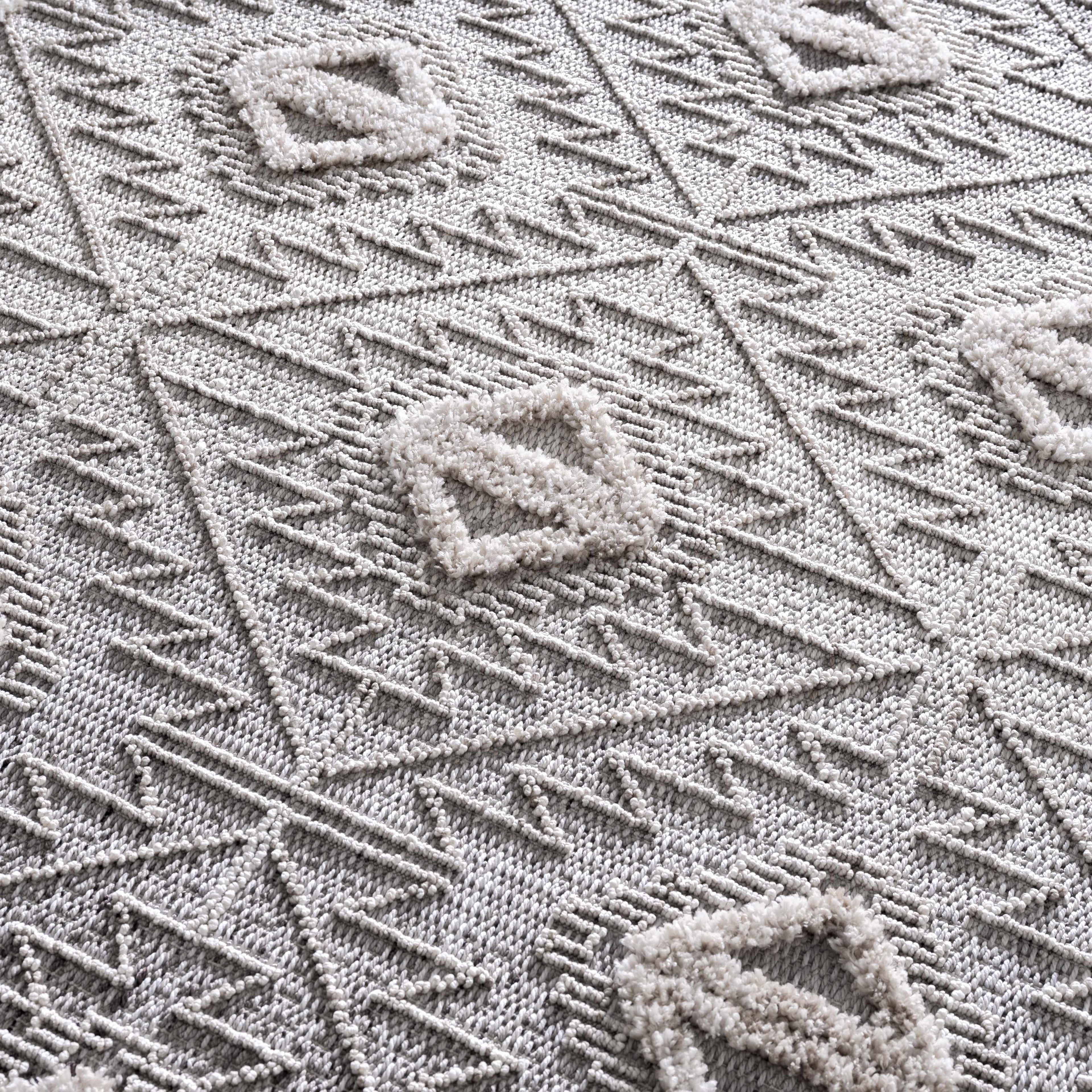 Agoo Aztec-Inspired Area Rug | Neutral Tones