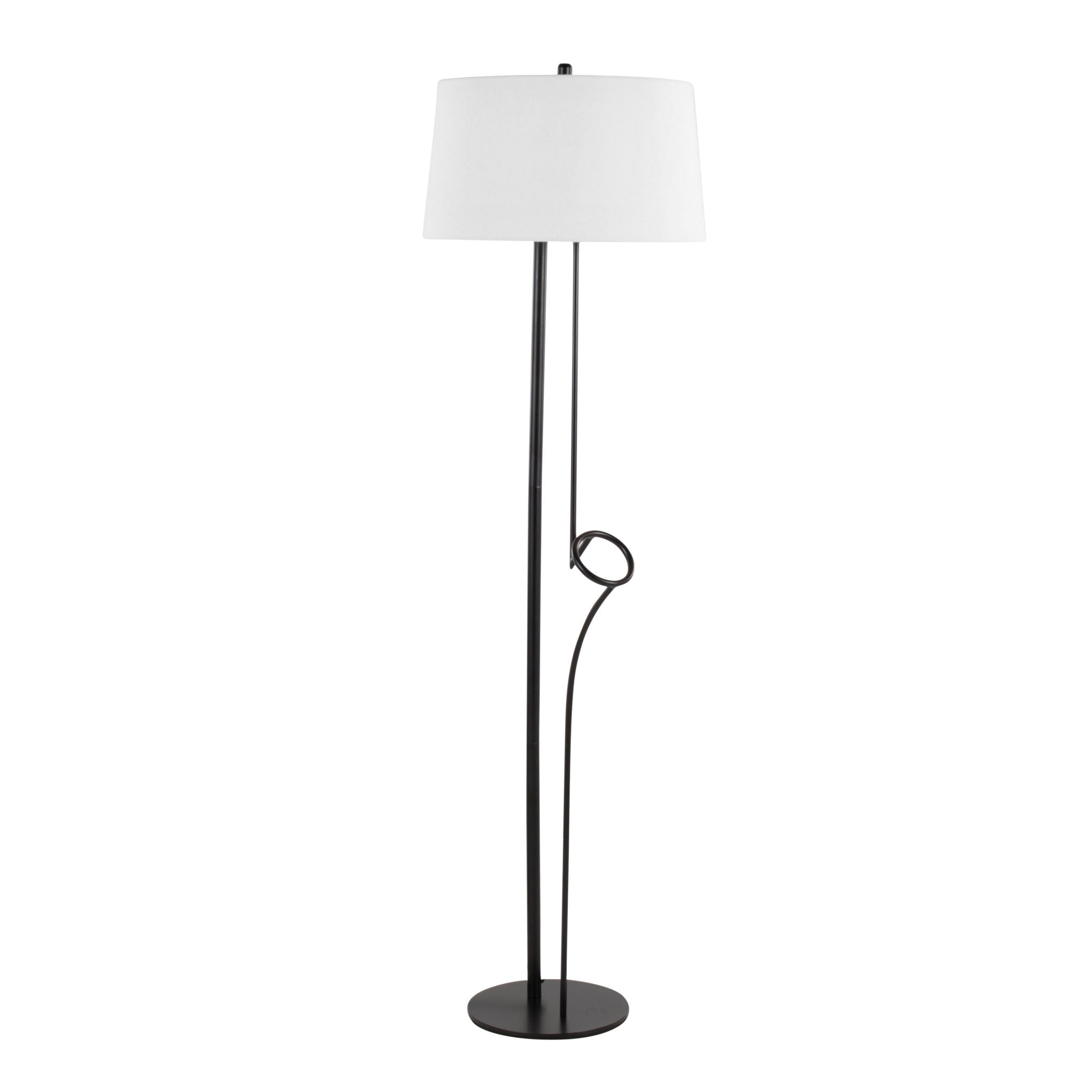 Shadow Contemporary Floor Lamp | Asymmetrical Silhouette Contemporary Floor Lamp