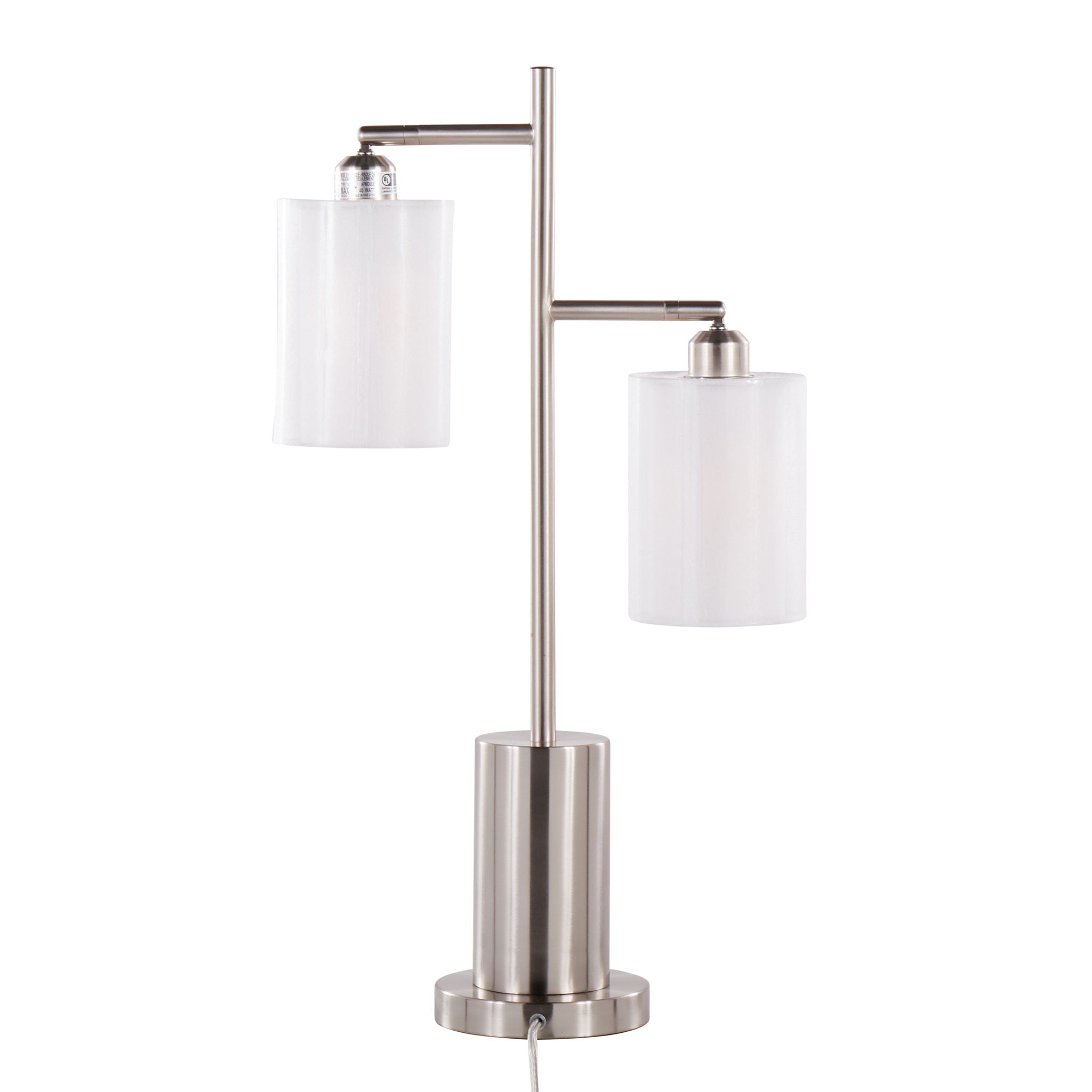 Cannes Dual-Light Table Lamp | Two-Way Adjustable Contemporary Table Lamp