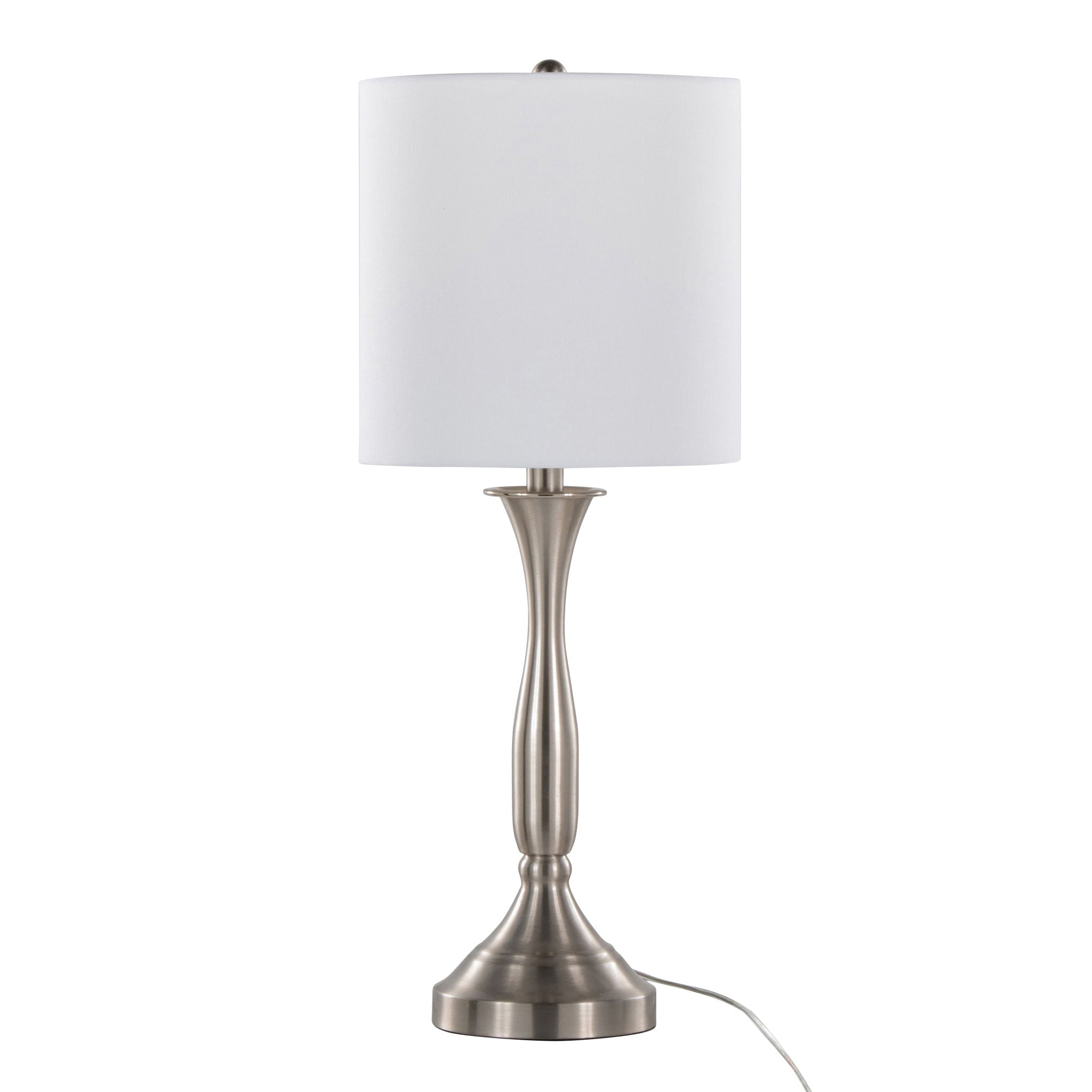 Sawyer USB Table Lamp Set | Contemporary Hourglass Table Lamp Set with USB, Set of 2