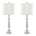 Karat Crystal Table Lamp Set | Faceted Crystal Table Lamp Set of 2