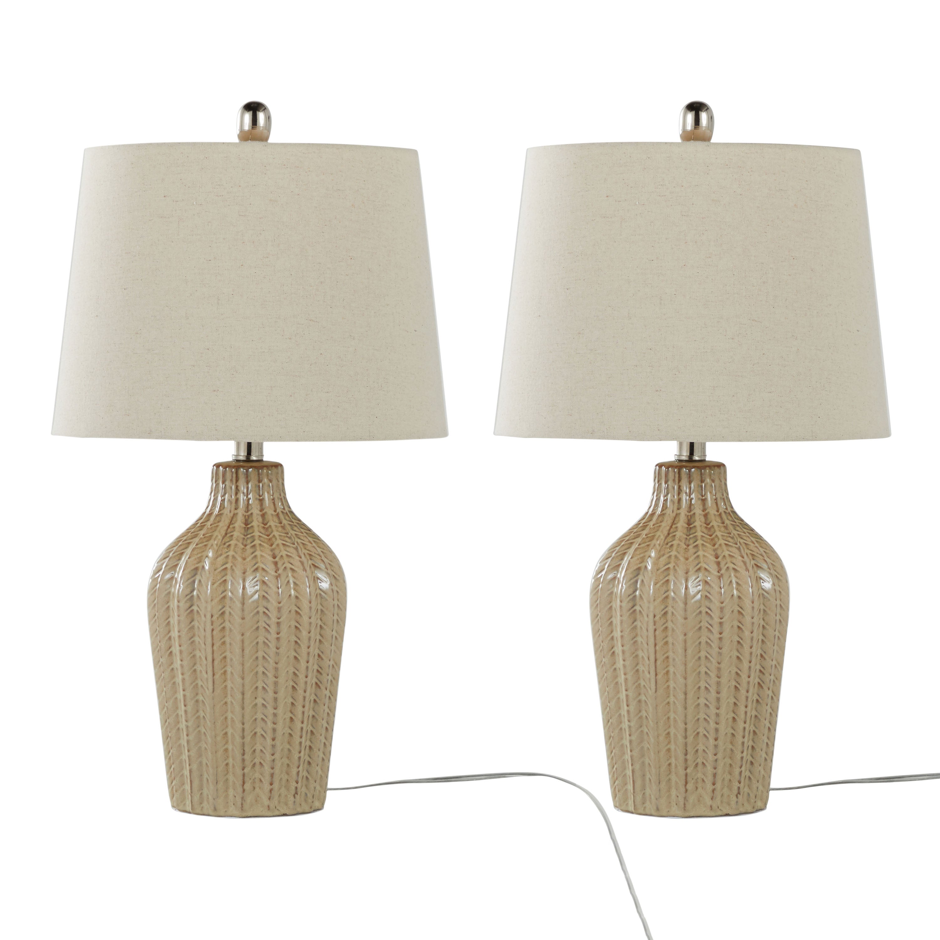 Rockwell 23" Contemporary Ceramic Table Lamp in Cuban