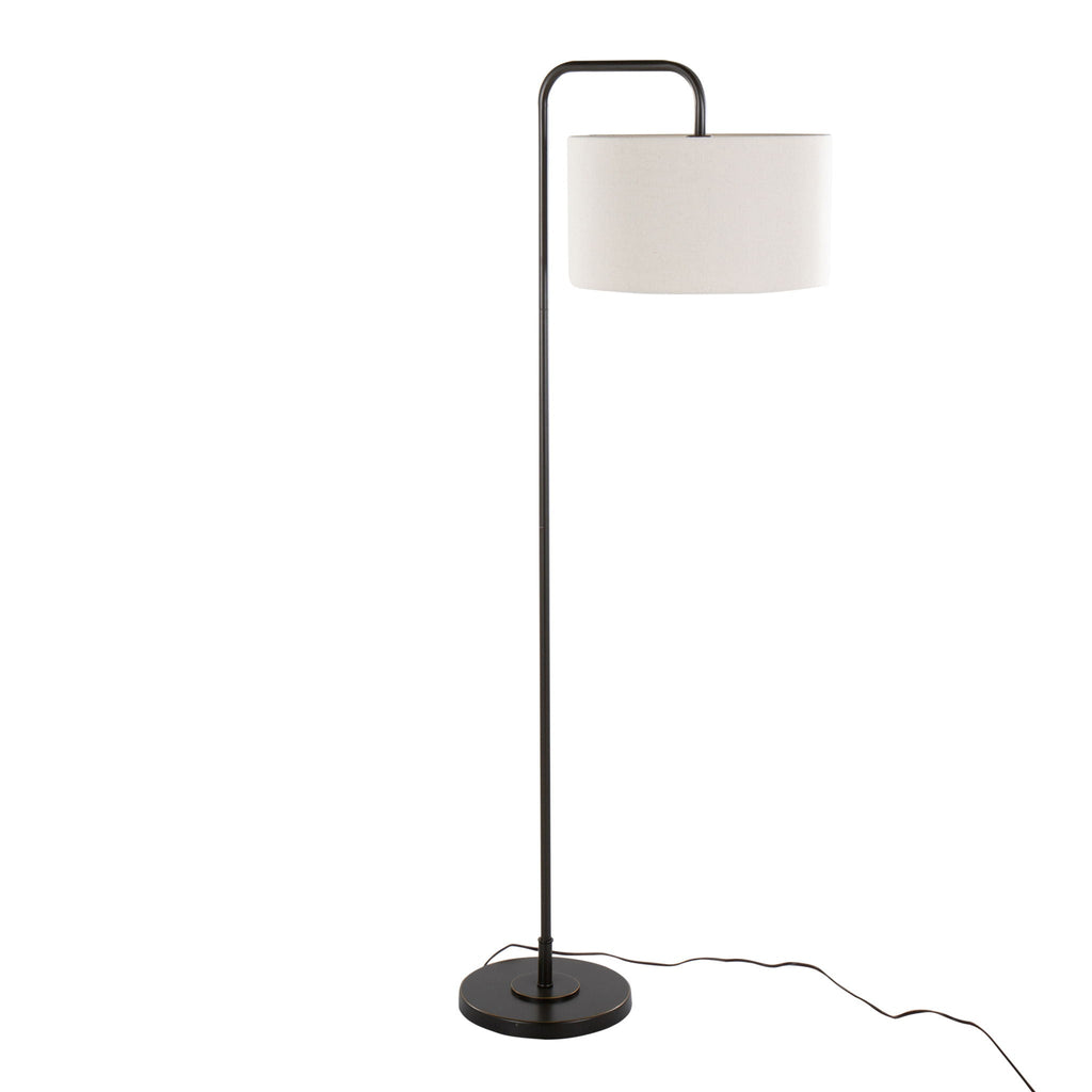 Puck Arc Floor Lamp | Slim Contemporary Arc Floor Lamp