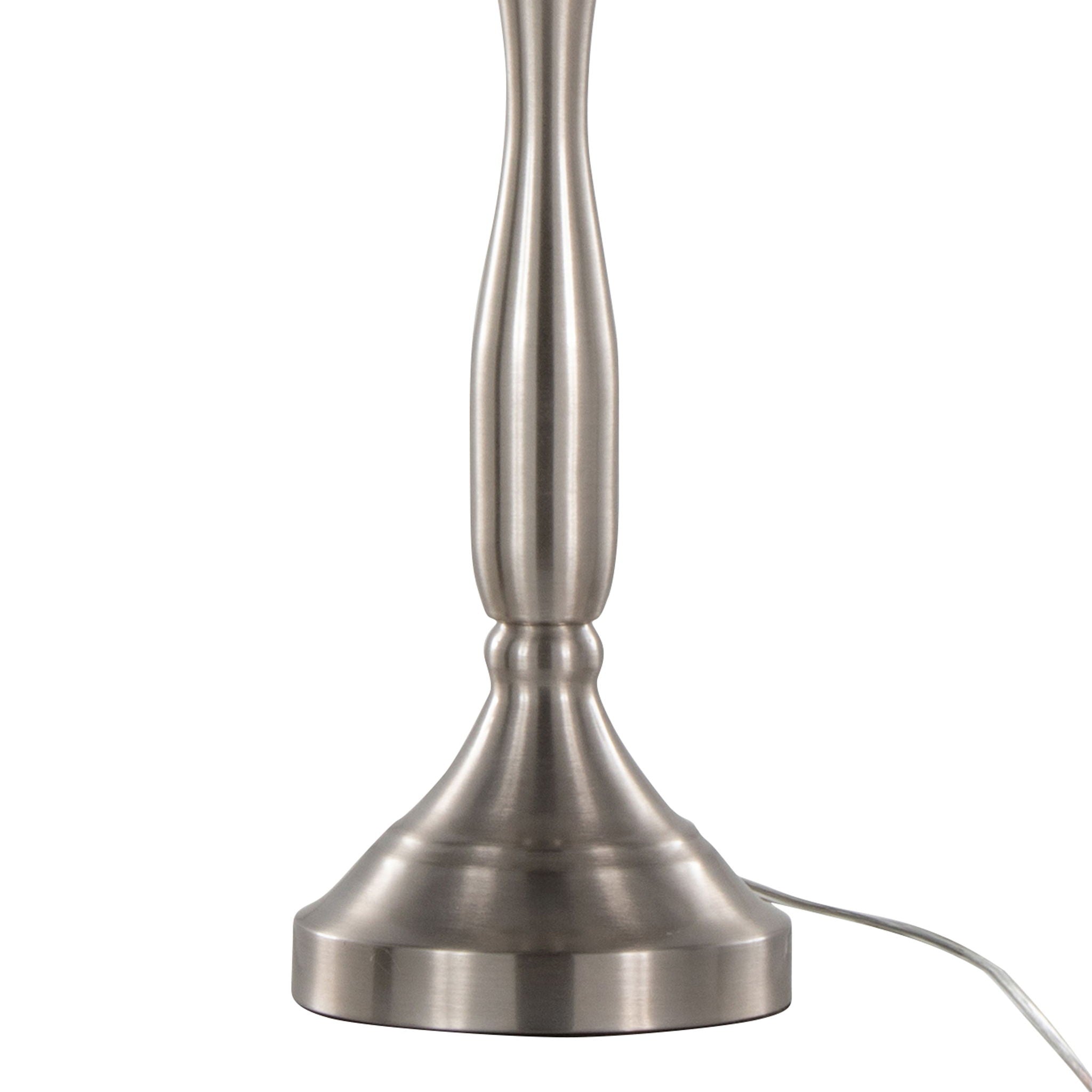 Sawyer USB Table Lamp Set | Contemporary Hourglass Table Lamp Set with USB, Set of 2