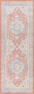 Bagamanoc Brown Medallion Washable Area Rug | Persian & Turkish-Inspired Design – Hauteloom