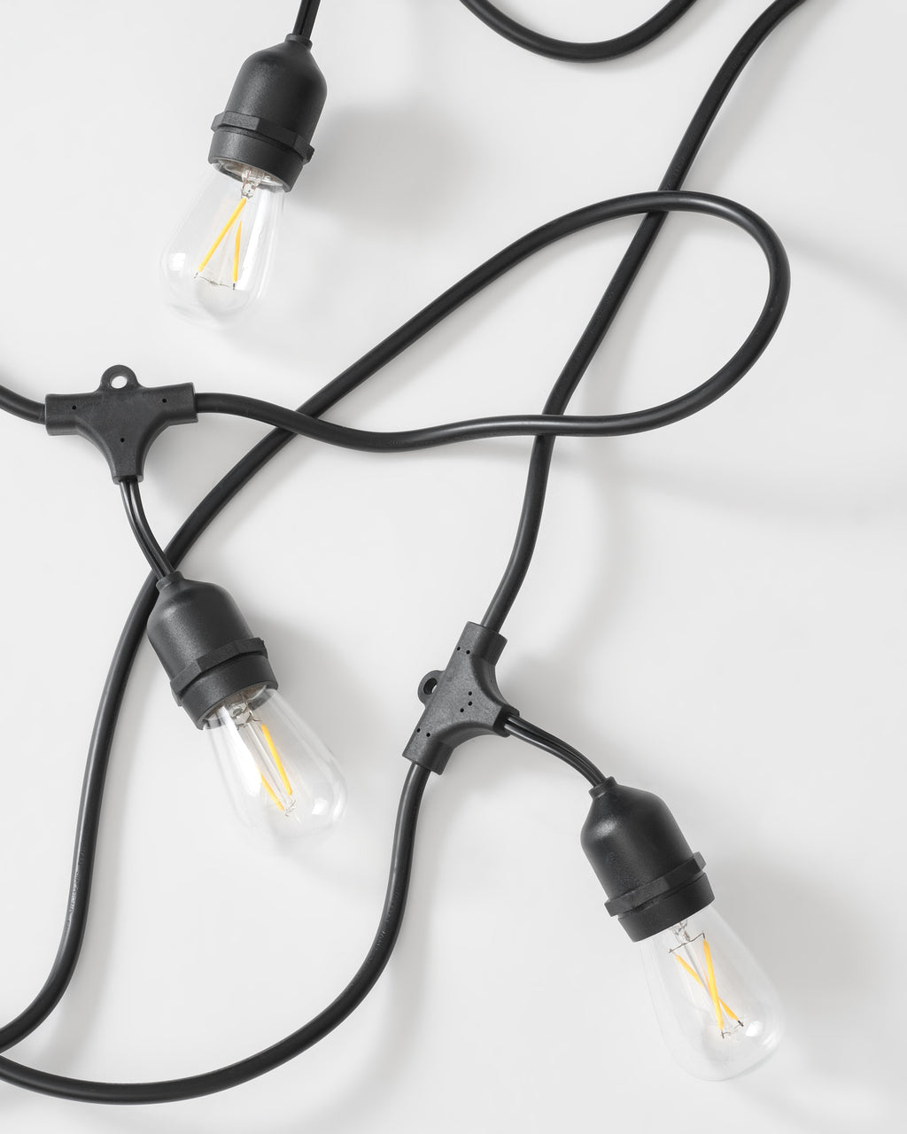 Ambience Pro Plug-in String Lights | Vintage Edison-Style Patio LED