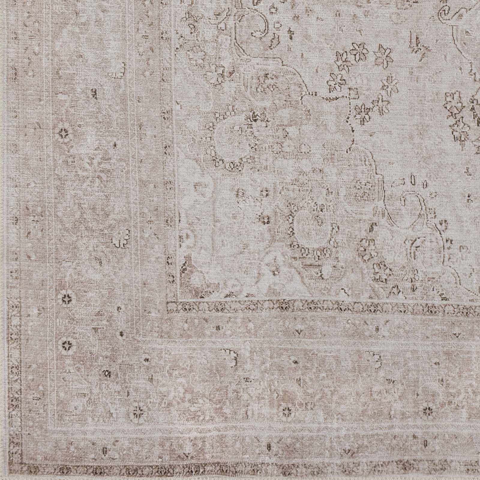 Bethany Washable Area Rug | Persian-Inspired Distressed Design – Hauteloom