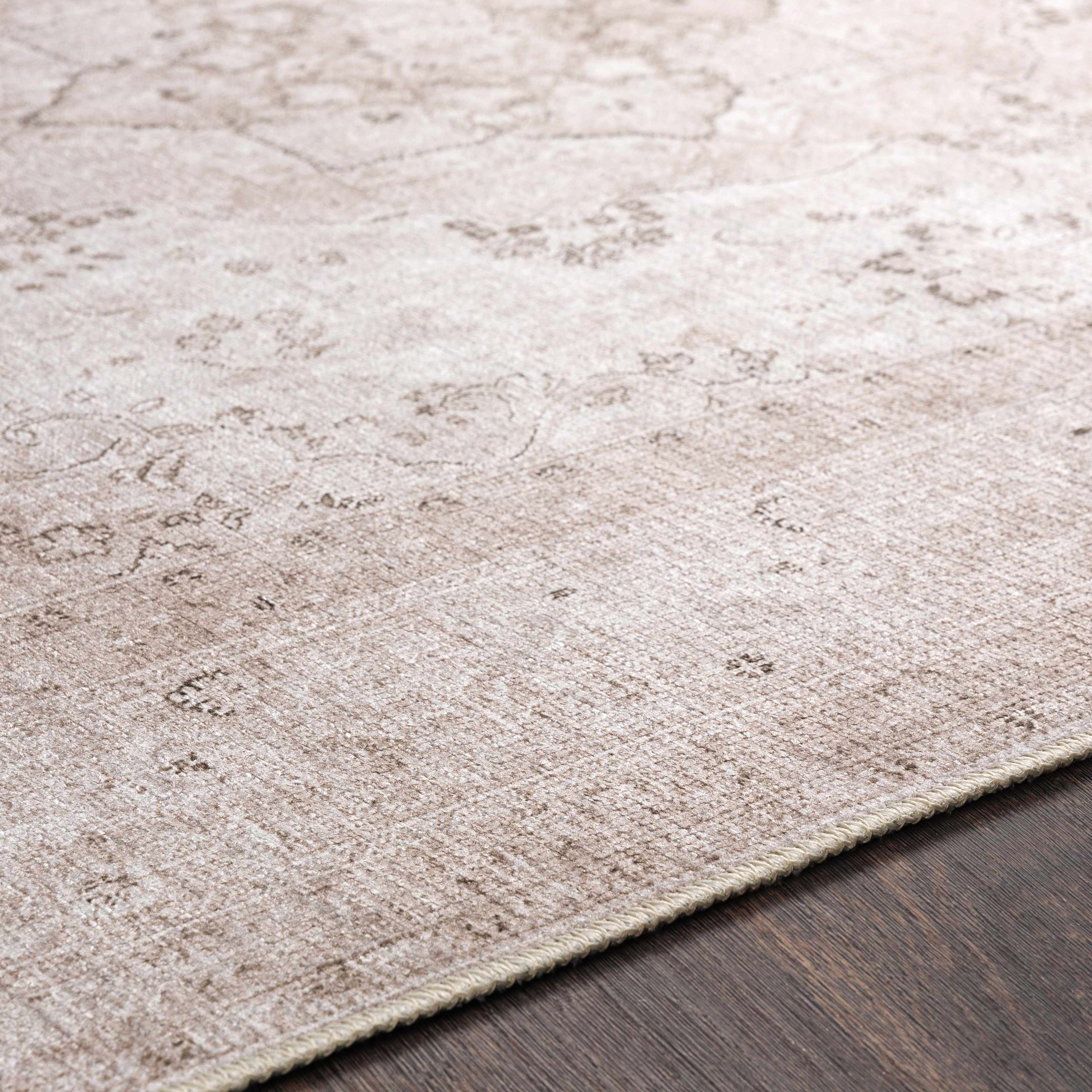 Bethany Washable Area Rug | Persian-Inspired Distressed Design – Hauteloom