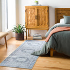 Rosman Blue & Beige Area Rug