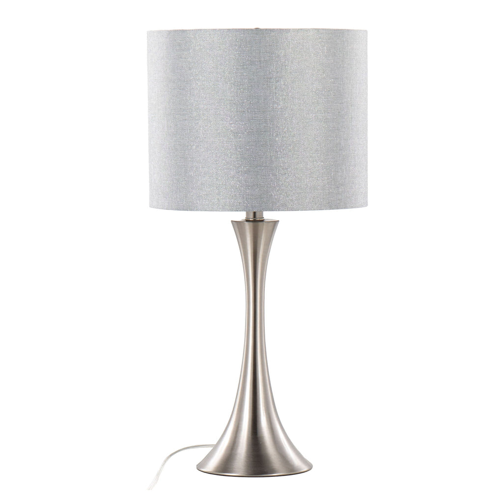 Lenuxe Semi Gloss Table Lamp Set | Hourglass Table Lamp Set of 2