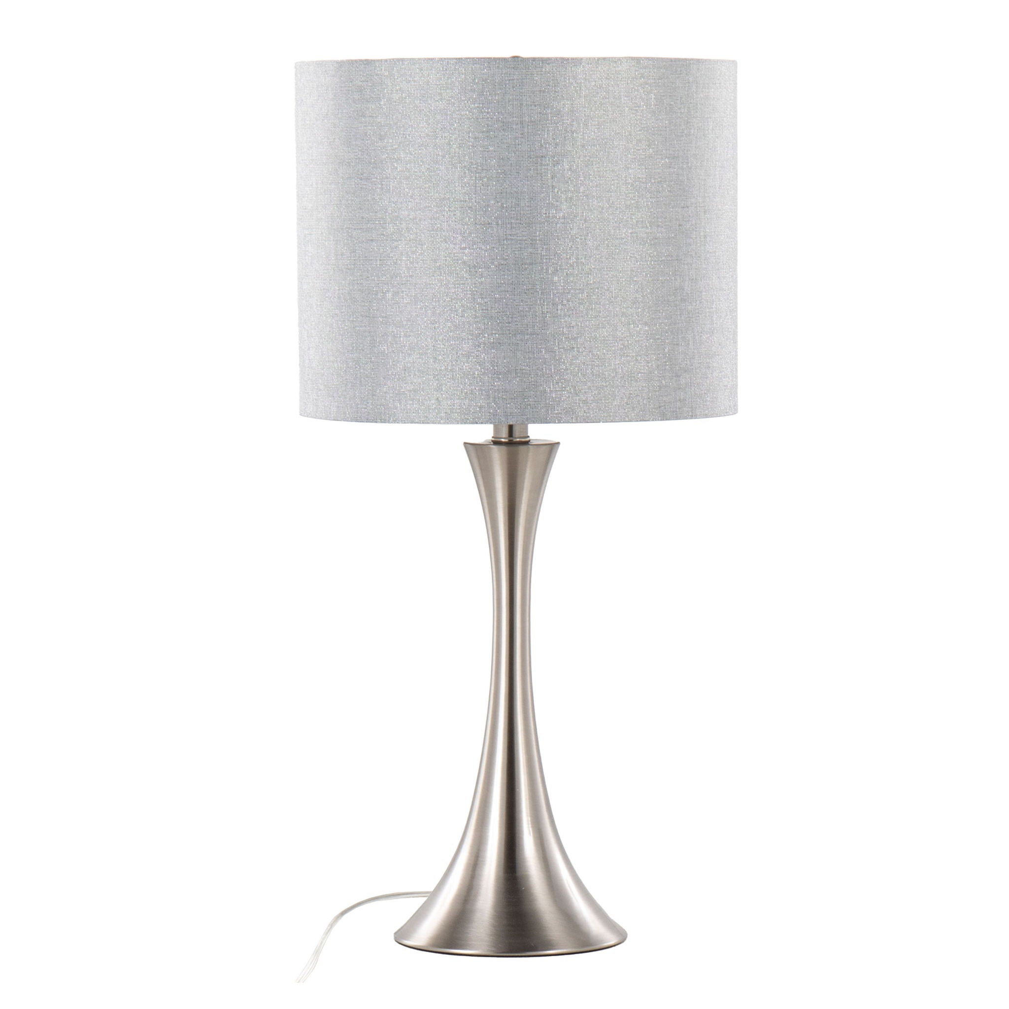 Lenuxe Semi Gloss Table Lamp Set | Hourglass Table Lamp Set of 2