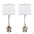 Cairo Table Lamp Set | Bulbous Base Contemporary Table Lamp Set of 2