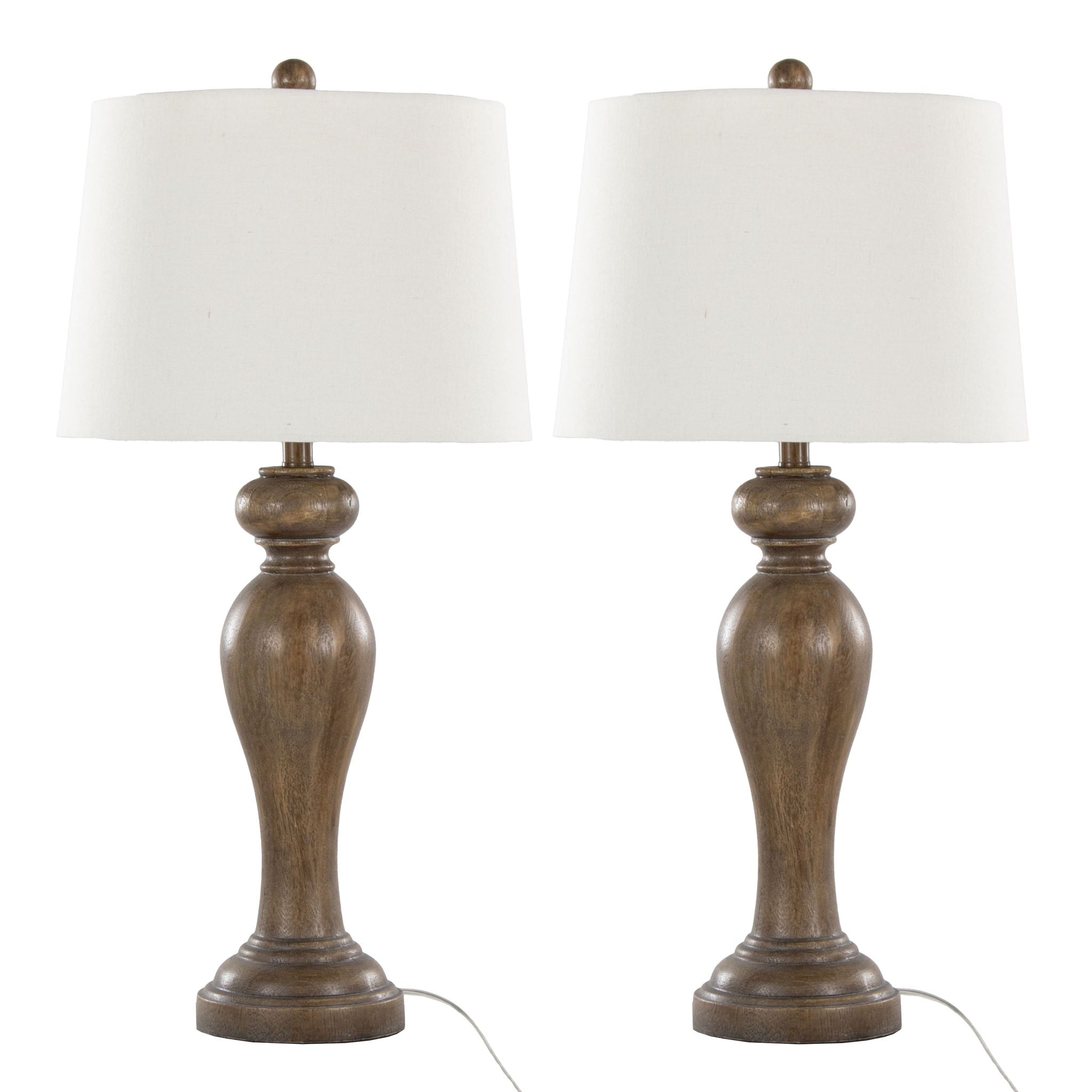 Peppa Farmhouse Table Lamp Set | Farmhouse Chic Table Lamp Set of 2