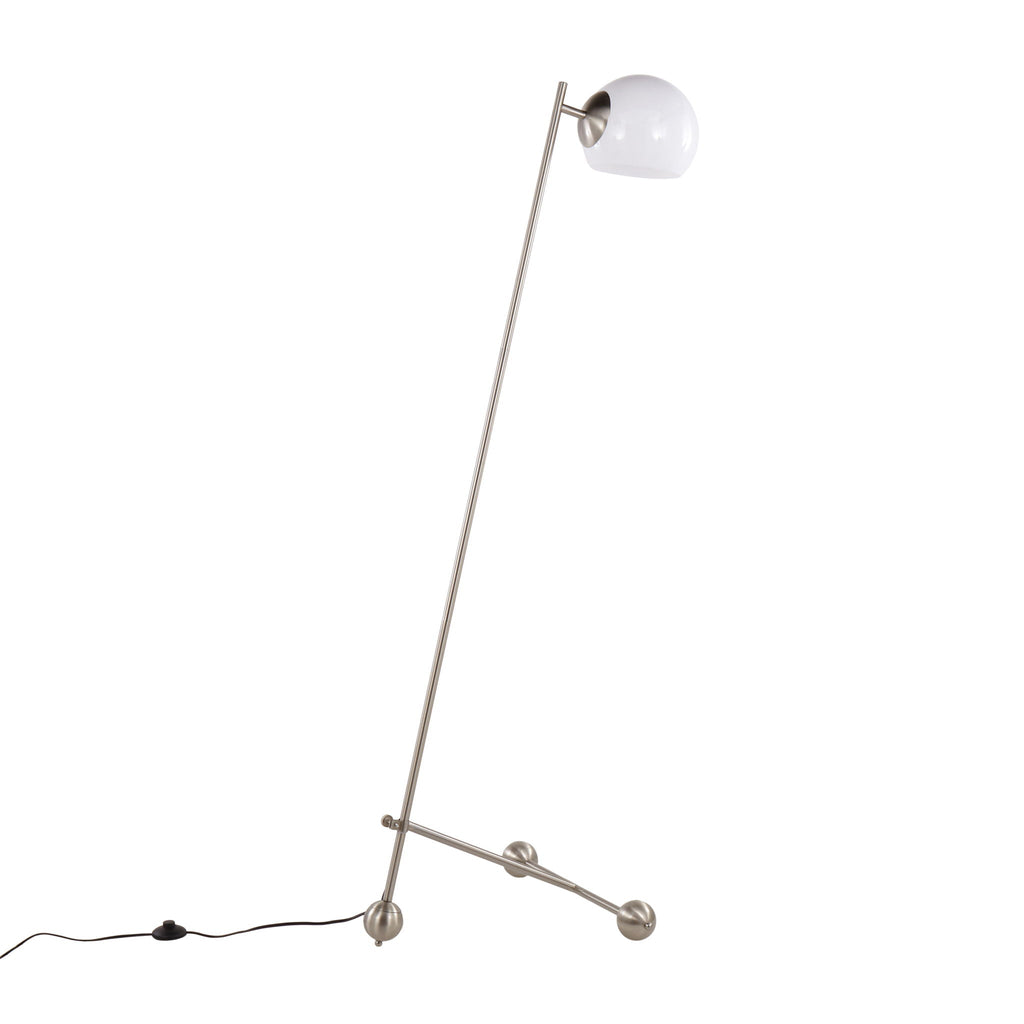 Eileen Contemporary Floor Lamp | Open Frame Angled Contemporary Floor Lamp