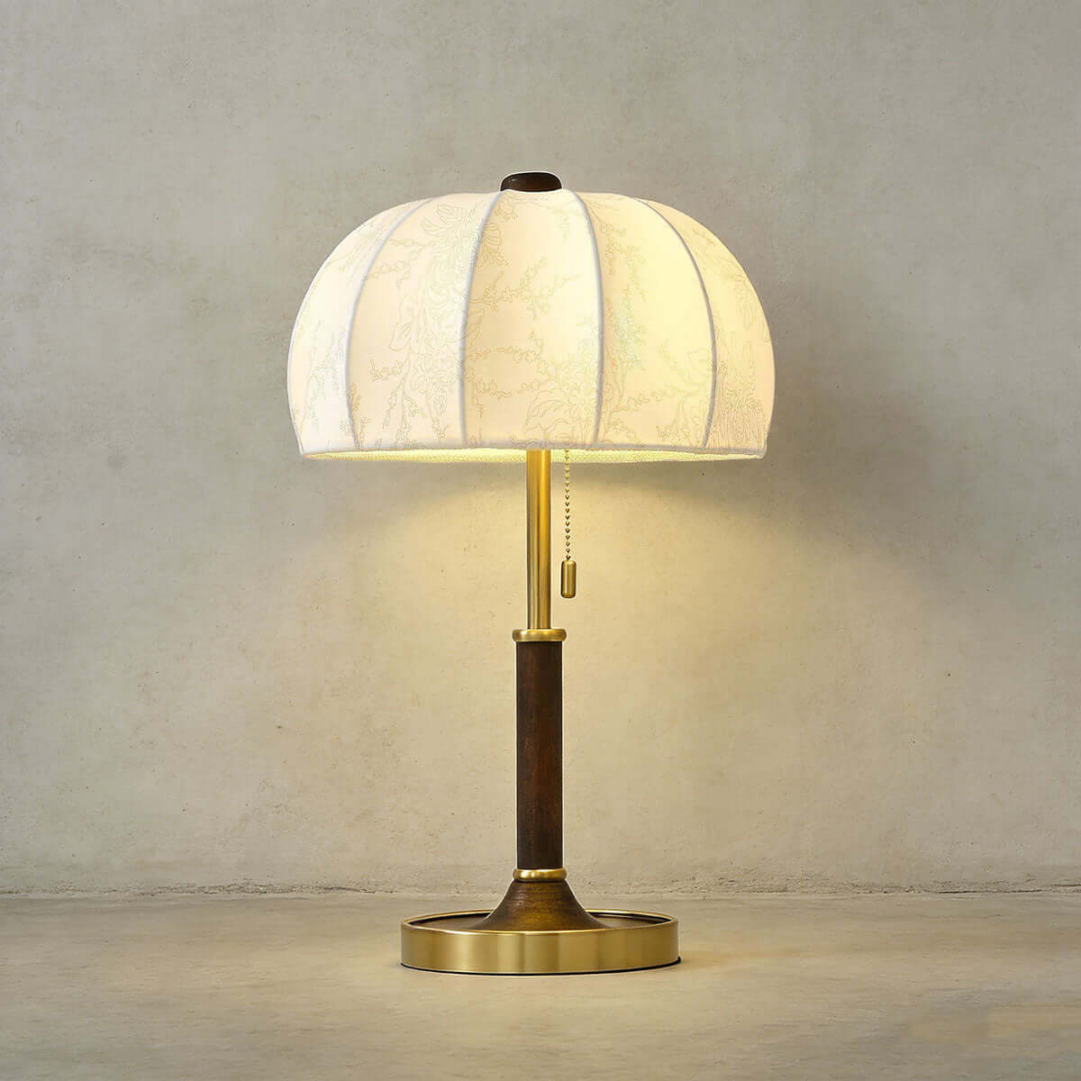 Balixo Contemporary Table Lamp | Wood & Metal Two-Tone Design