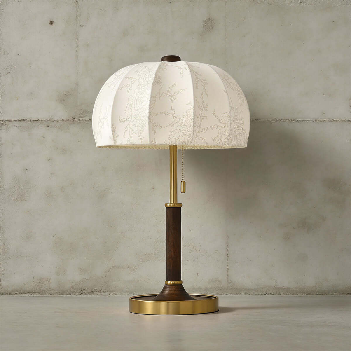 Balixo Contemporary Table Lamp | Wood & Metal Two-Tone Design