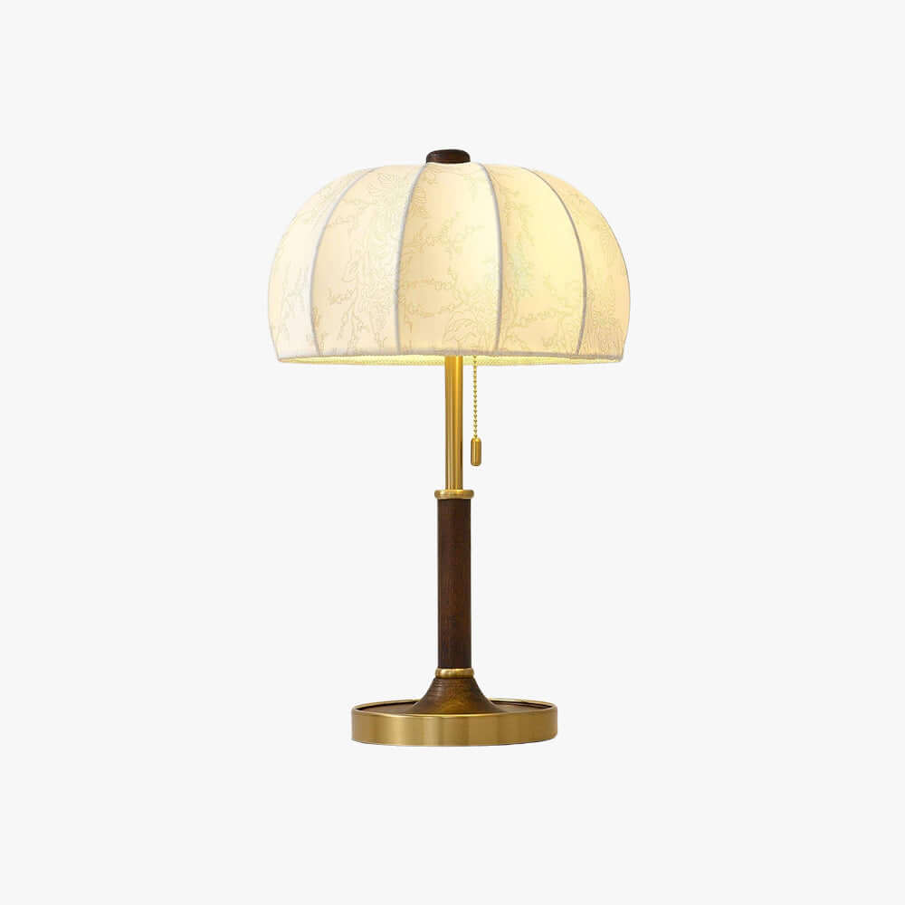 Balixo Contemporary Table Lamp | Wood & Metal Two-Tone Design