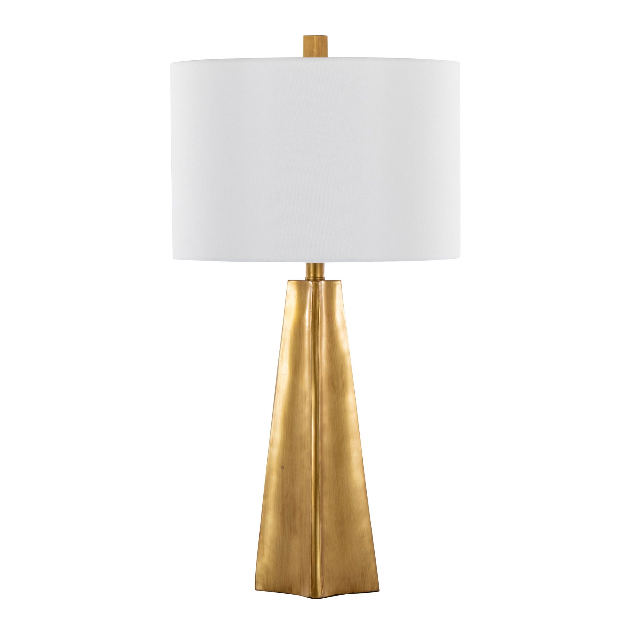 Pompeii Pyramid Table Lamp | Grand Pyramid Base Contemporary Table Lamp