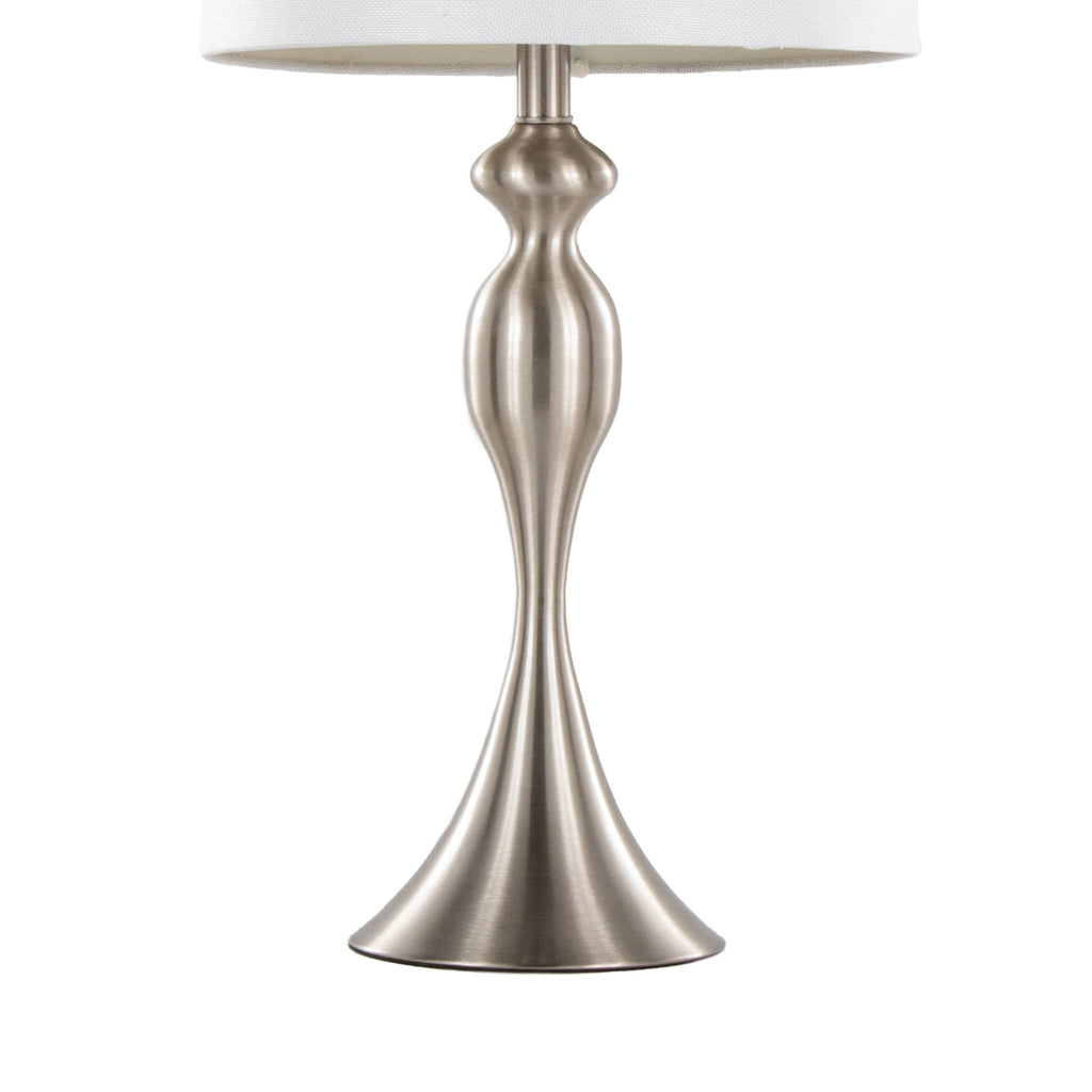 Ashland Hourglass Table Lamp Set | Large Contemporary Table Lamp Set of 2