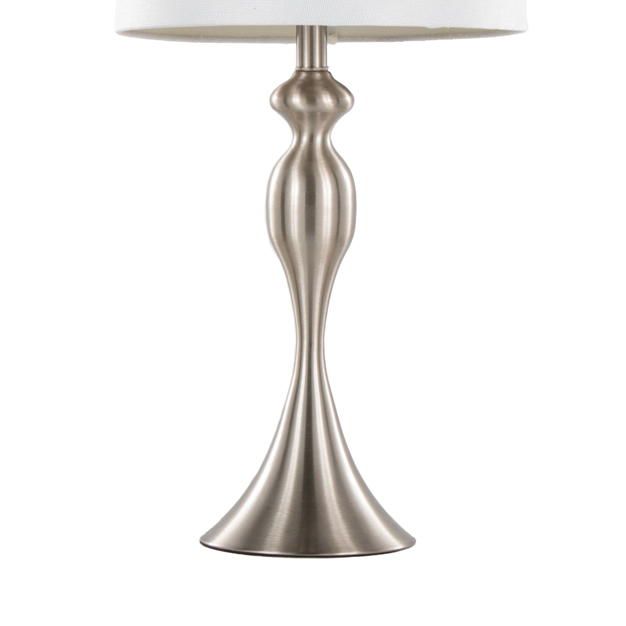 Ashland Hourglass Table Lamp Set | Large Contemporary Table Lamp Set of 2