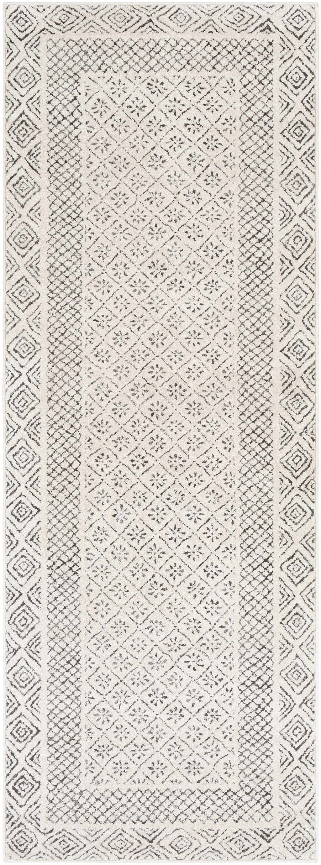 Burdette Soft Neutral Farmhouse Area Rug | Plush Comfort Underfoot – Hauteloom