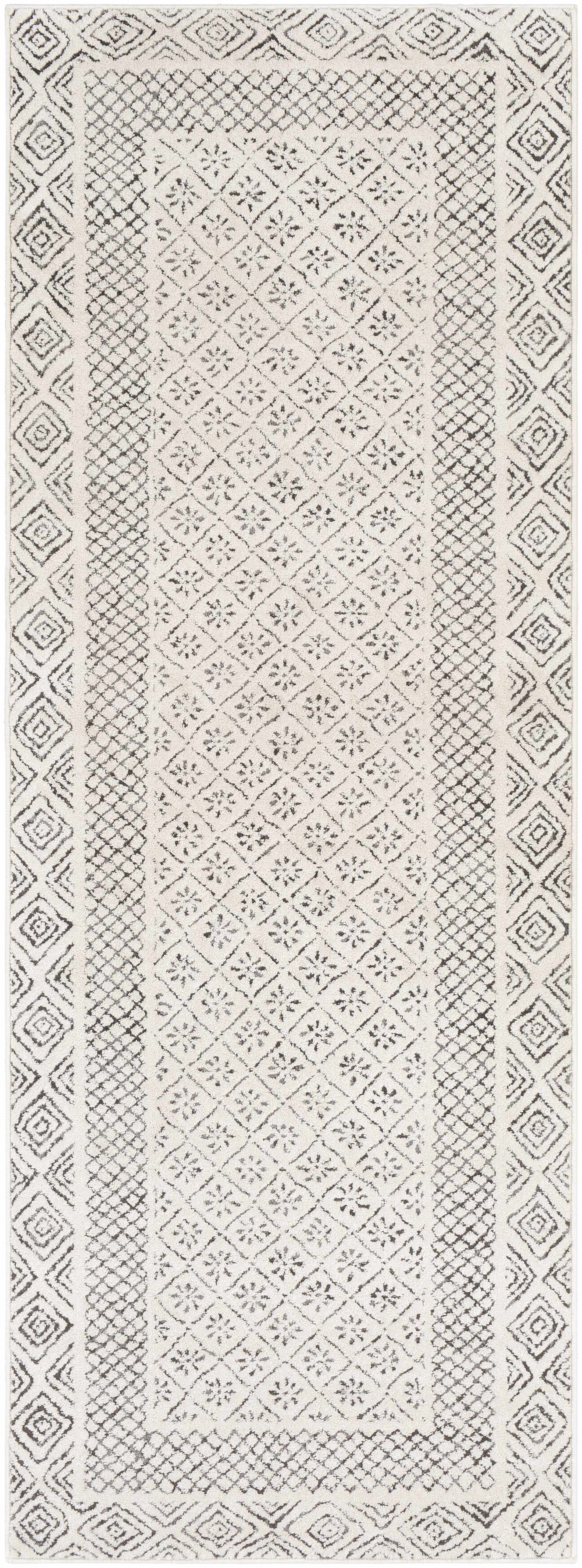 Burdette Soft Neutral Farmhouse Area Rug | Plush Comfort Underfoot – Hauteloom