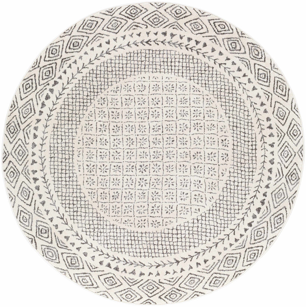 Burdette Soft Neutral Farmhouse Area Rug | Plush Comfort Underfoot – Hauteloom