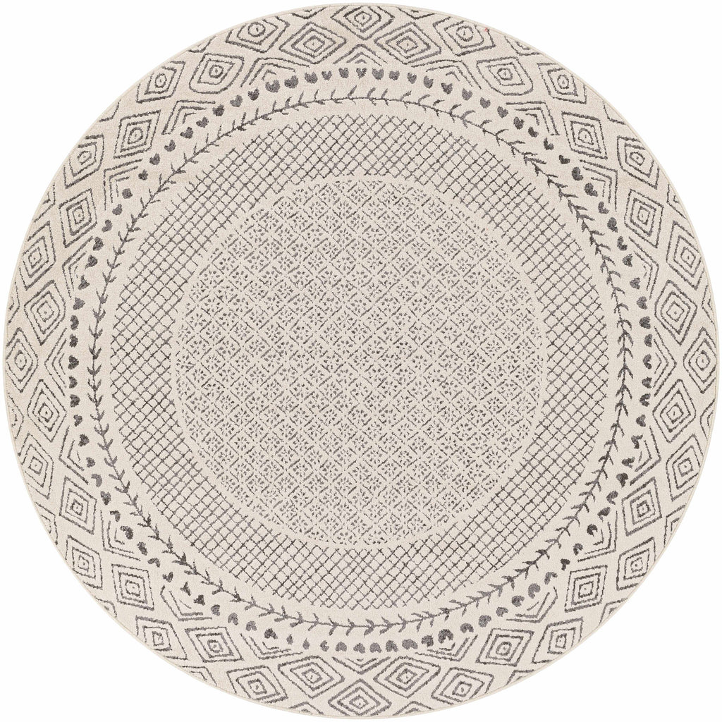 Burdette Soft Neutral Farmhouse Area Rug | Plush Comfort Underfoot – Hauteloom
