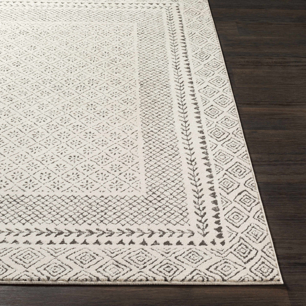 Burdette Soft Neutral Farmhouse Area Rug | Plush Comfort Underfoot – Hauteloom