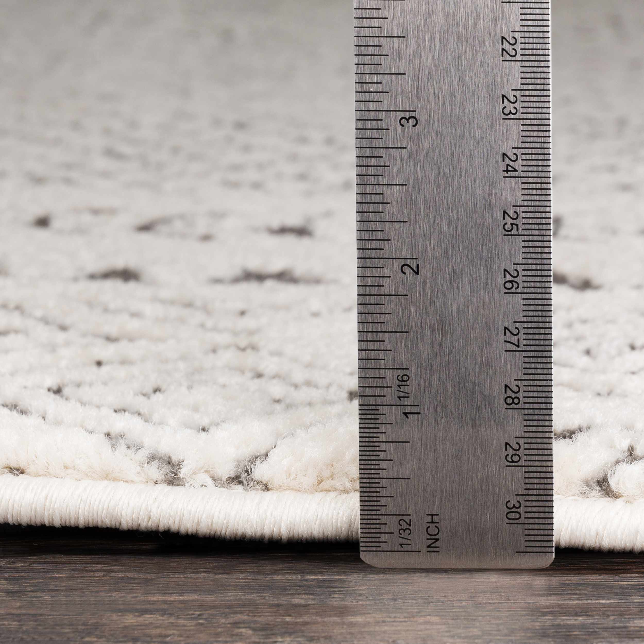 Burdette Soft Neutral Farmhouse Area Rug | Plush Comfort Underfoot – Hauteloom
