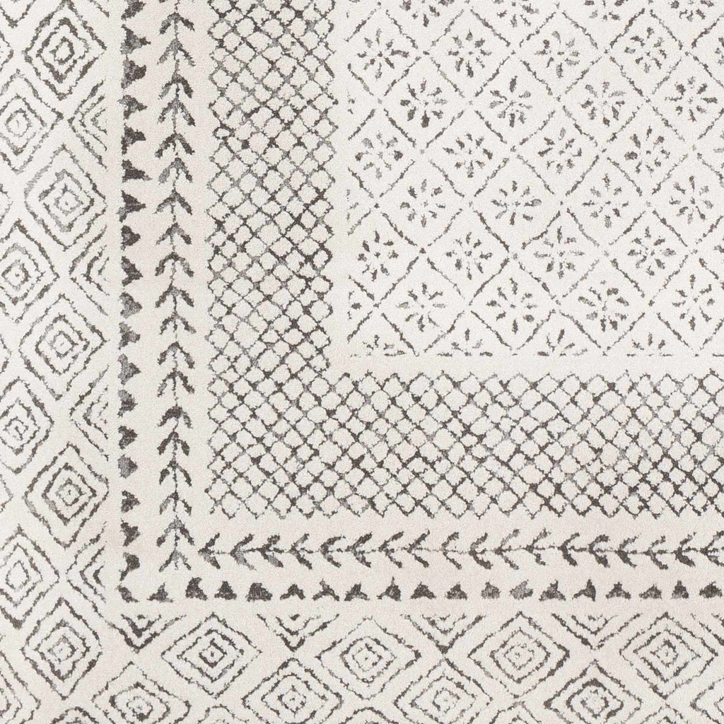 Burdette Soft Neutral Farmhouse Area Rug | Plush Comfort Underfoot – Hauteloom