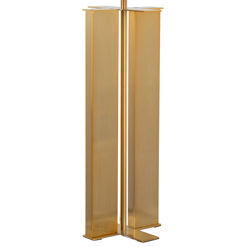 Cosmo Art Deco Table Lamp | Vertical Metal Contemporary Table Lamp