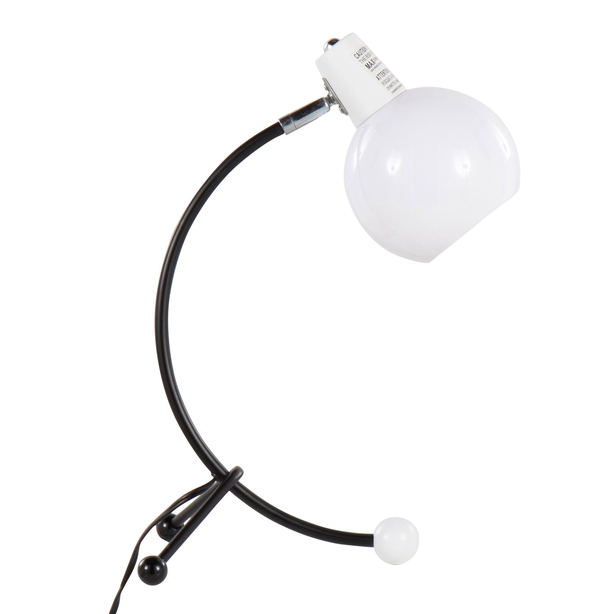 Eileen Task Lamp | Black Angled Frame Contemporary Task Lamp