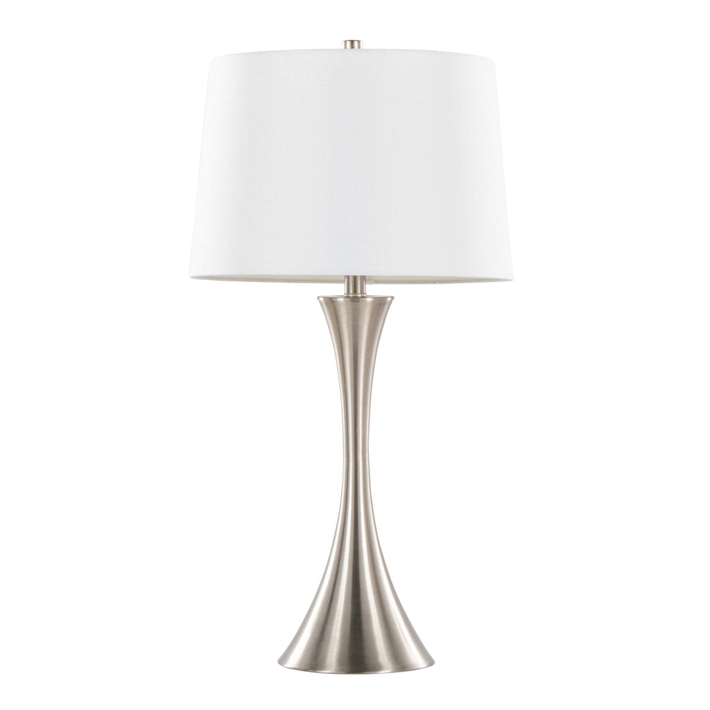 Lenuxe Elegant Table Lamp Set | Hourglass Table Lamp Set of 2