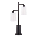 Cannes Dual-Light Table Lamp | Two-Way Adjustable Contemporary Table Lamp