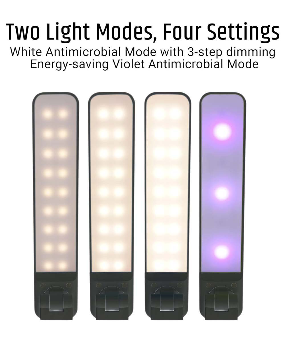 Bright Clean Antimicrobial LED Desk Lamp