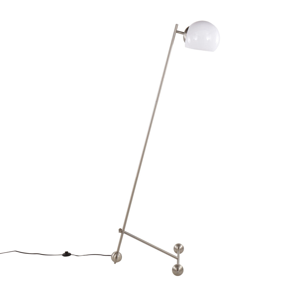 Eileen Contemporary Floor Lamp | Open Frame Angled Contemporary Floor Lamp